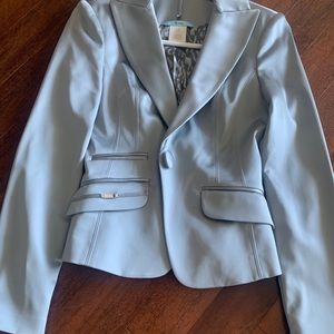 3- piece satin gray/ silver suit Marciano